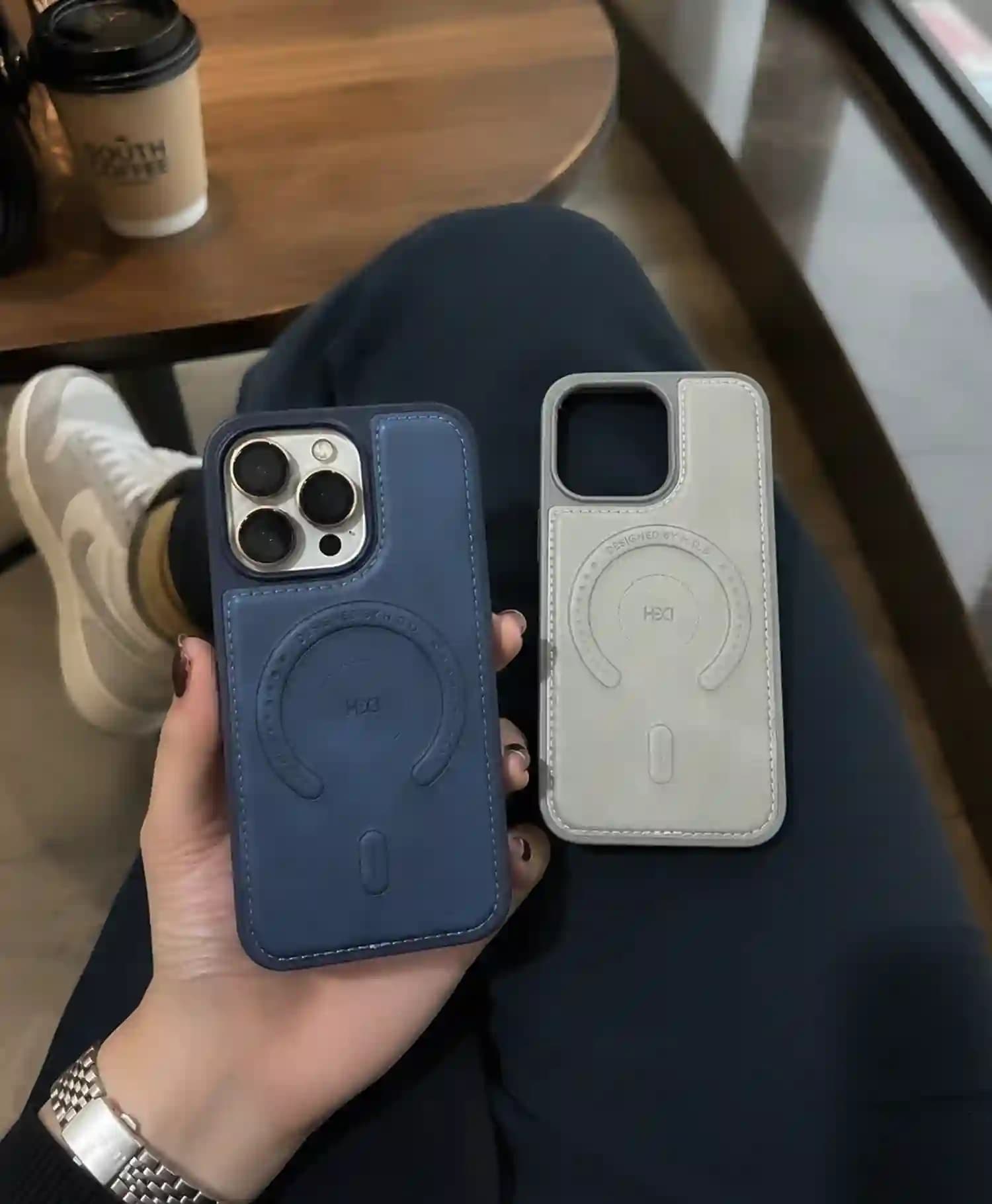 قاب چرمی مگ سیف دار HDD گوشی موبایل Iphone 13 Pro — تصویر ۵