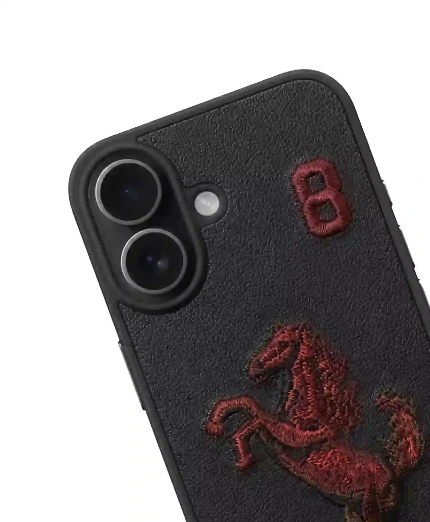 قاب پولو طرح برجسته اسب گوشی موبایل Iphone 17 — تصویر ۲
