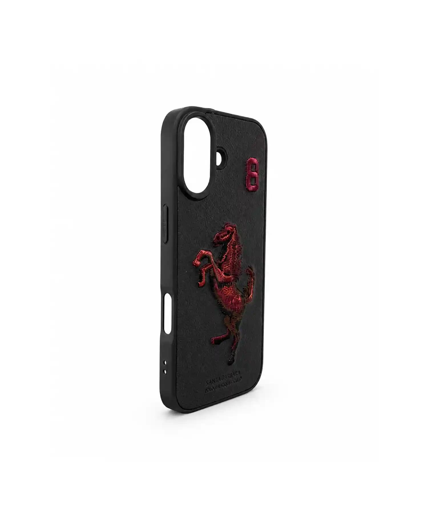 قاب پولو طرح برجسته اسب گوشی موبایل Iphone 17 — تصویر ۳