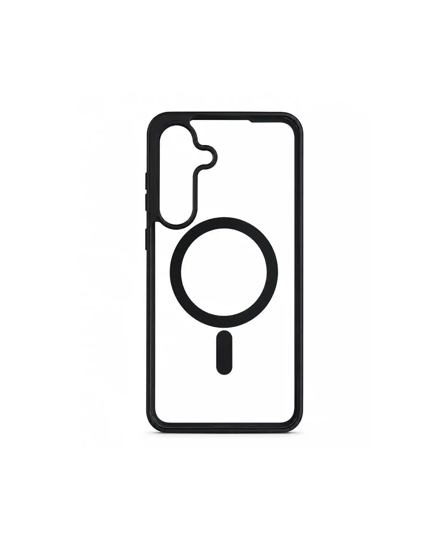 قاب ژله ای پشت شفاف مگ سیف دار اسپیگن Samsung S25 FE