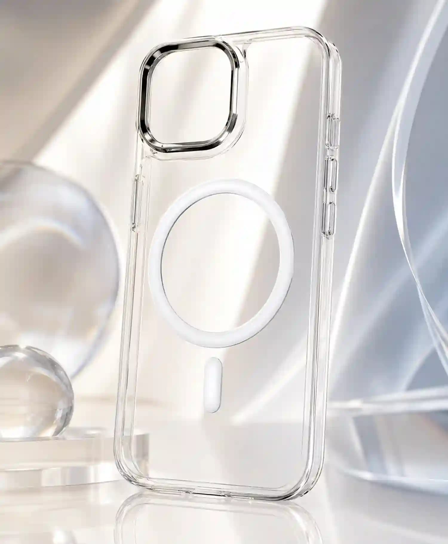 قاب شفاف مگ سیف دار بلکین گوشی موبایل Iphone 13 — تصویر ۴