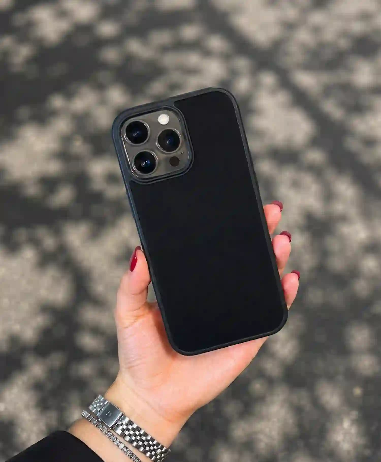 قاب HDD طرح مخملی گوشی موبایل Iphone 13 Pro Max — تصویر ۵