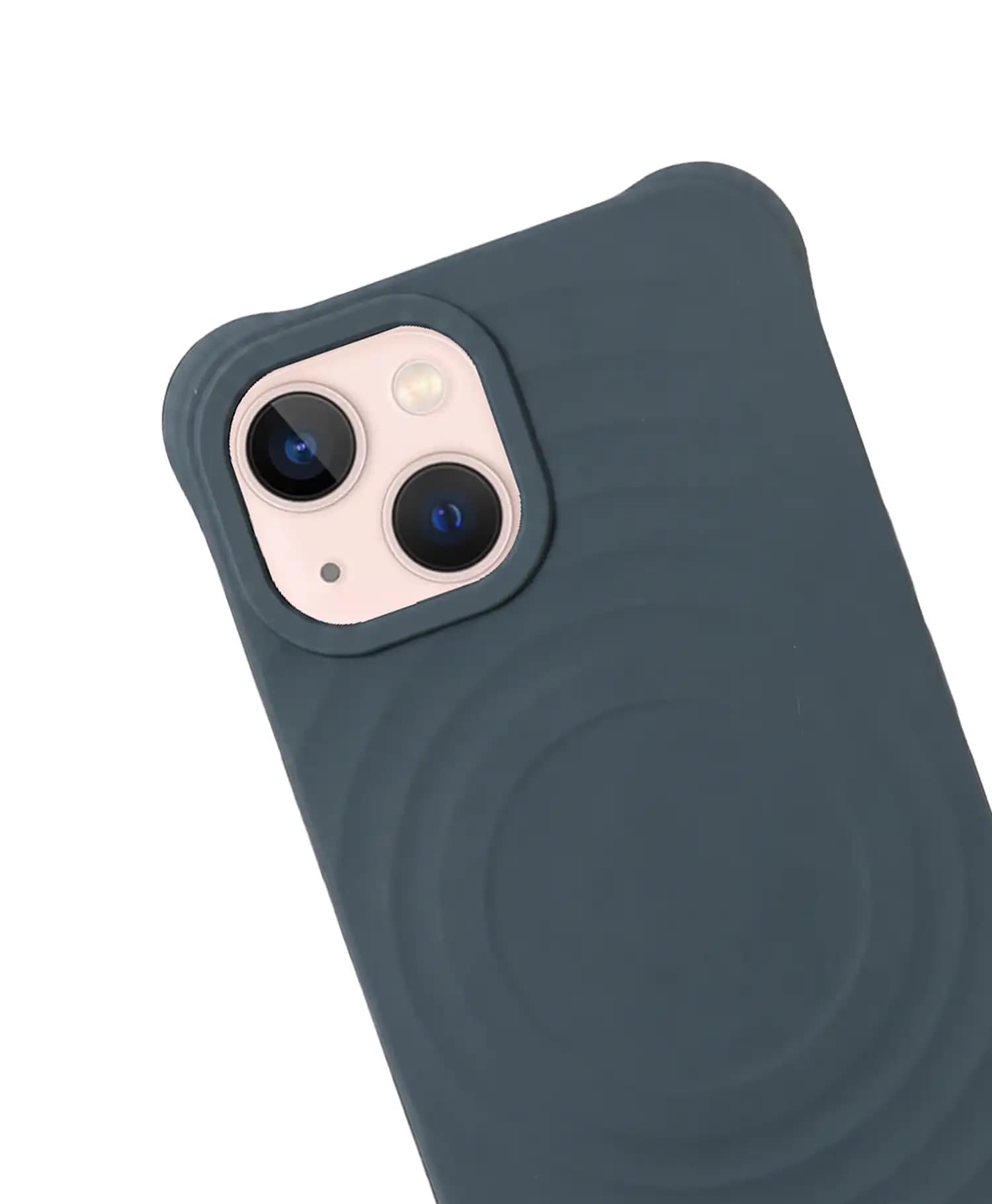 قاب سیلیکون مگ سیف دار طرح برجسته Iphone 13 — تصویر ۲