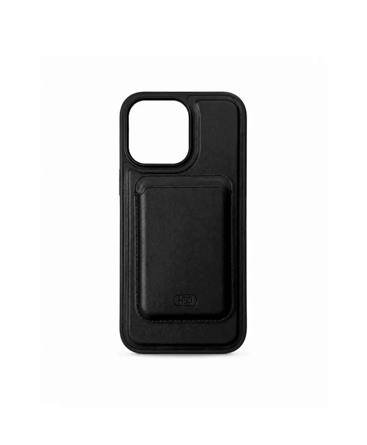 قاب چرمی HDD اورجینال جاکارتی دار گوشی موبایل Iphone 16 Pro Max