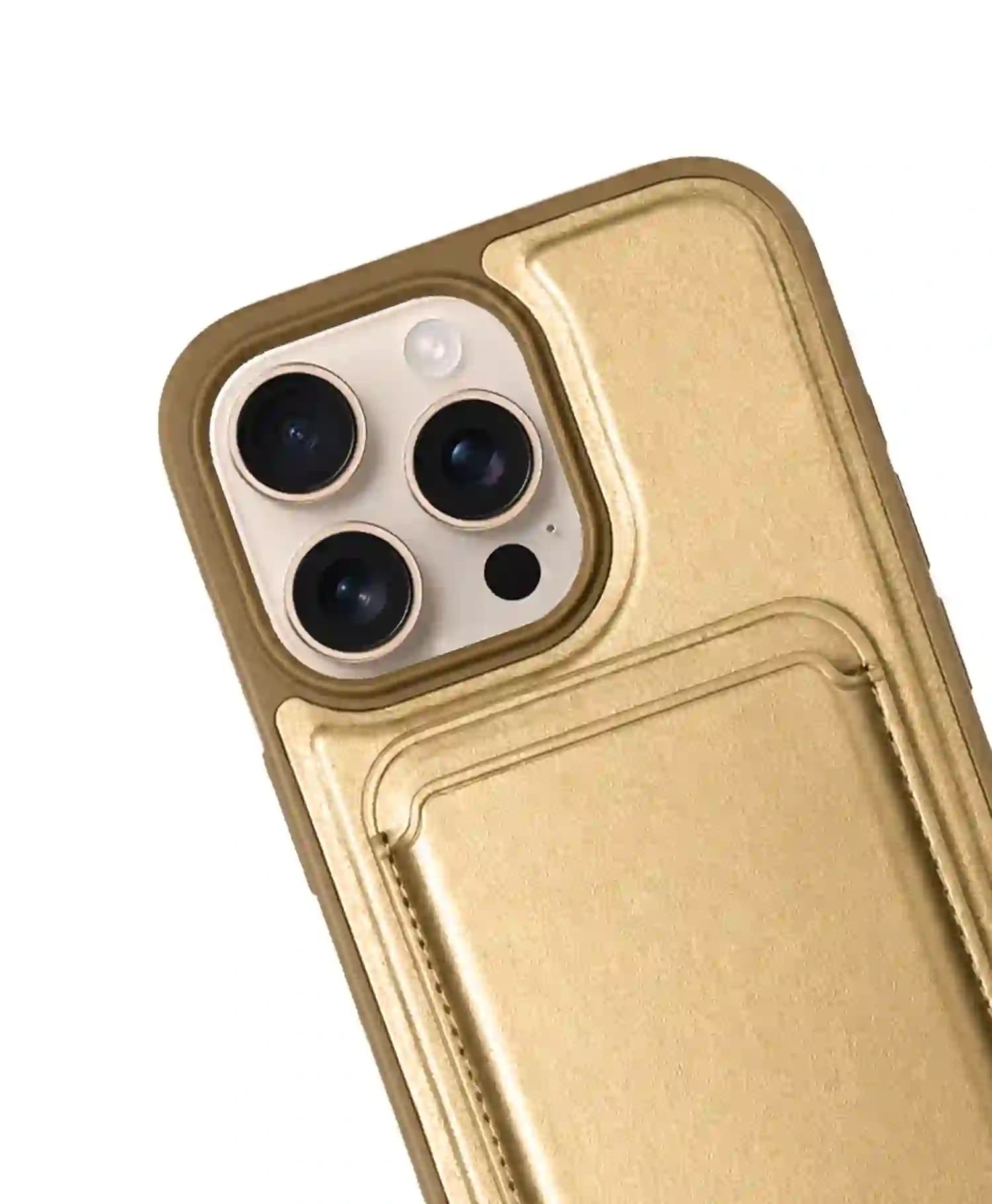قاب چرمی HDD اورجینال جاکارتی دار گوشی موبایل Iphone 16 Pro Max — تصویر ۲