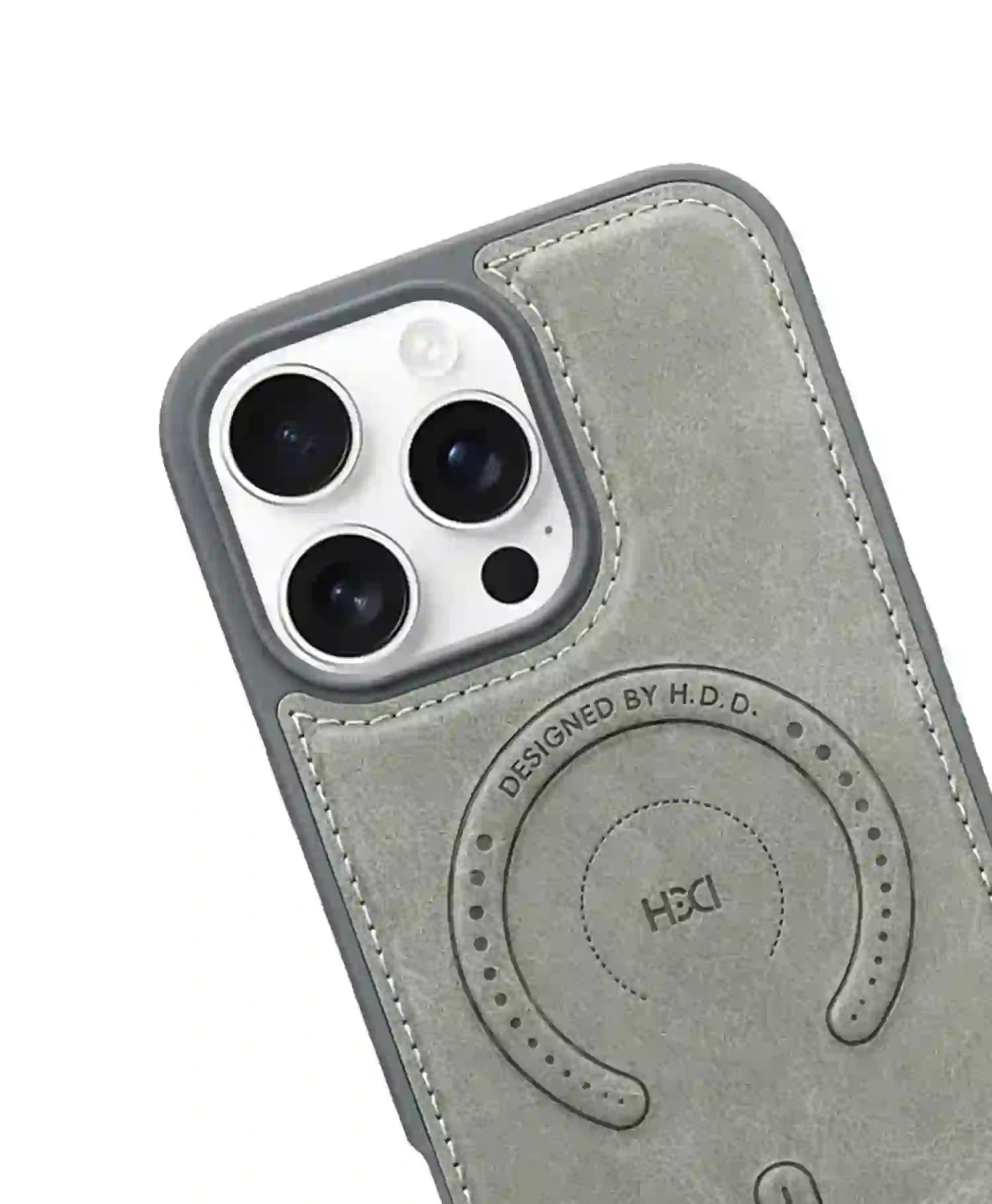 قاب چرمی مگ سیف دار HDD گوشی موبایل Iphone 16 Pro Max — تصویر ۲
