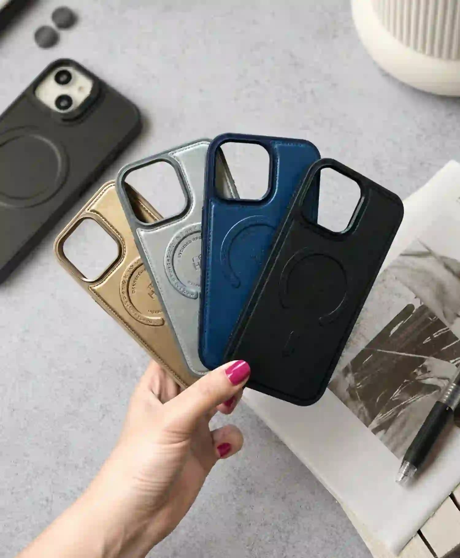قاب چرمی مگ سیف دار HDD گوشی موبایل Iphone 16 Pro Max — تصویر ۵