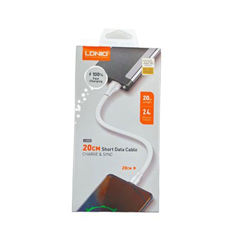 کابل شارژ پاوربانک لایتنینگ ال دینیو مدل LS-550 — تصویر ۲