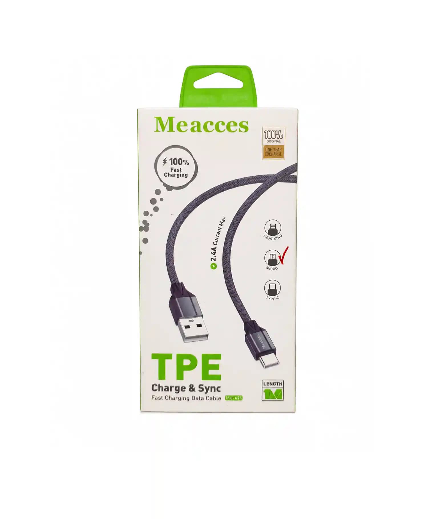 کابل تبدیل USB به Micro-B مکسیس مدل Ma-441 — تصویر ۳