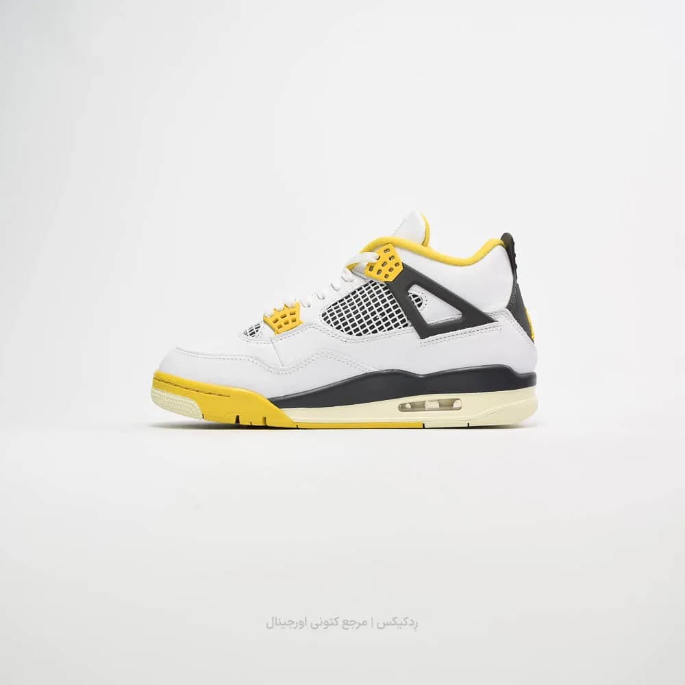 کتونی بسکتبال Nike مدل Jordan 4 Retro Vivid Sulfur – AQ9129-101 — تصویر ۲
