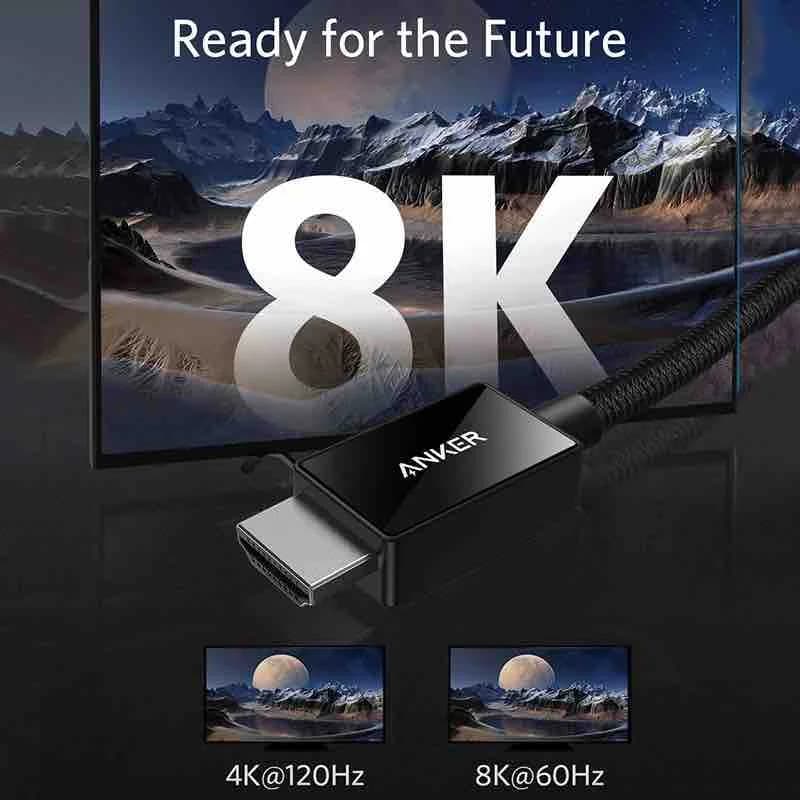 کابل HDMI انکر Anker Ultra High Speed مدل A8743 طول 2 متر — تصویر ۳