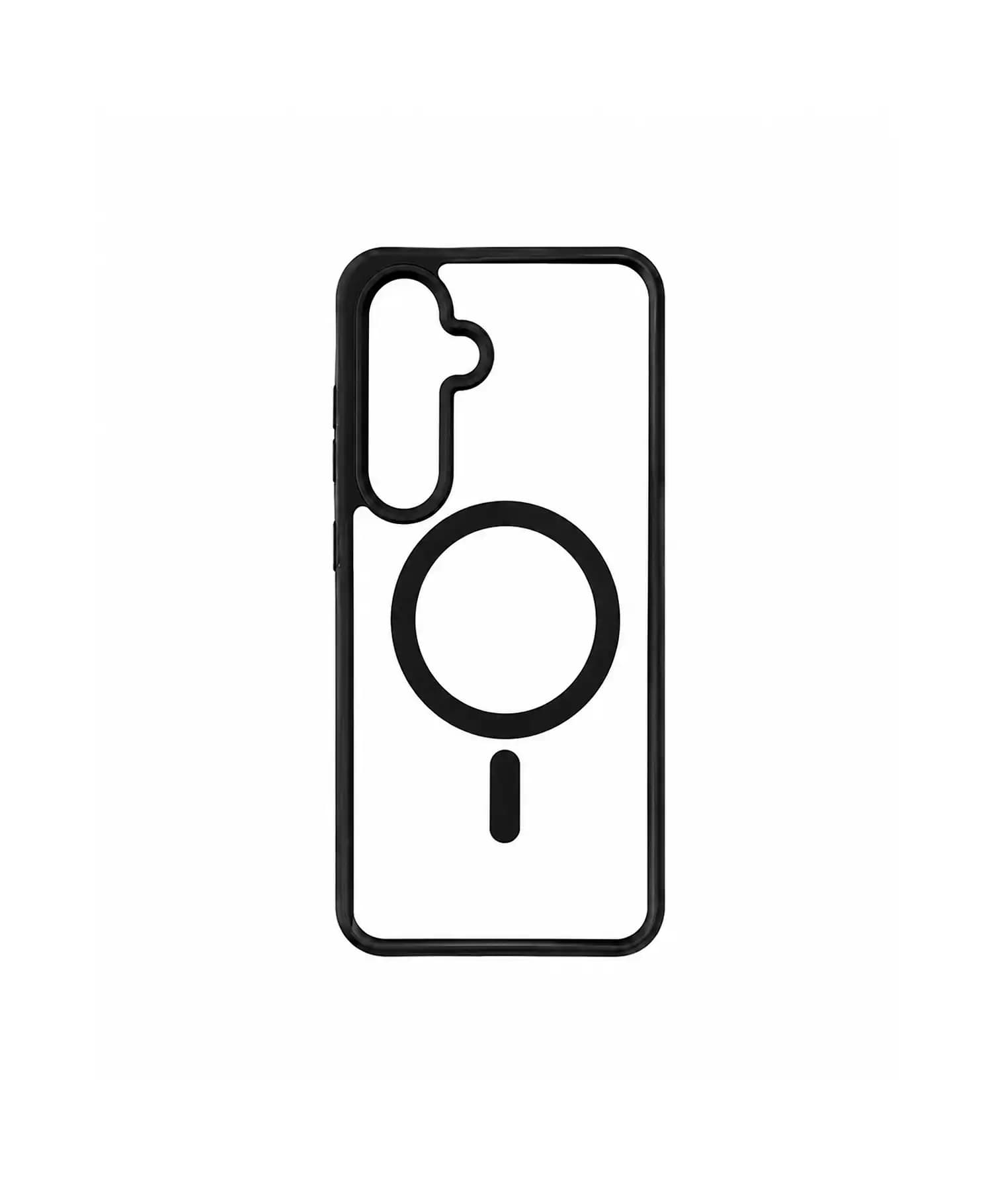 قاب ژله ای پشت شفاف مگ سیف دار اسپیگن گوشی موبایل Samsung S24 FE