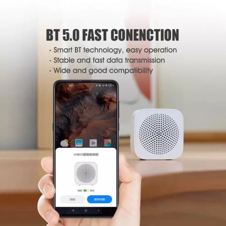 اسپیکر بلوتوث هوشمند شیائومی Xiaomi XiaoAi Mini Speaker XMYX07YM توان 2 وات — تصویر ۷