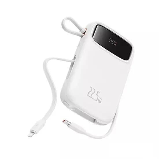 پاوربانک 10000 میلی آمپر بیسوس مدل Baseus Qpow2 P10055003113-00 22.5W — تصویر ۸