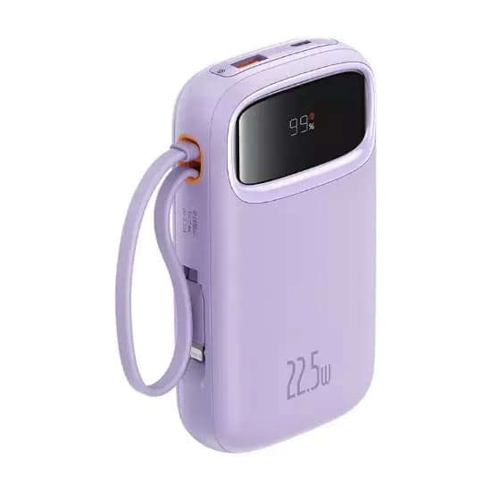 پاوربانک 10000 میلی آمپر بیسوس مدل Baseus Qpow2 P10055003113-00 22.5W — تصویر ۷