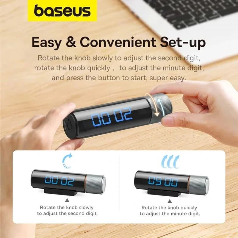 تایمر زنگ دار بیسوس مدل Baseus Heyo Series L60448003111-00 — تصویر ۴