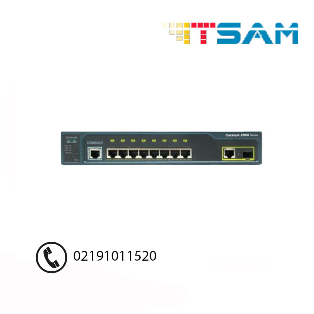 سوئیچ سیسکو مدل WS-C2960-8TC-L