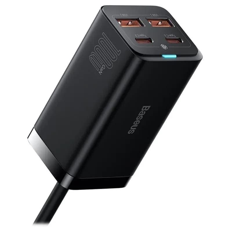 شارژر رومیزی 100 وات باسئوس Baseus GaN3 Pro 100W Fast Charger CCGP000101 — تصویر ۴