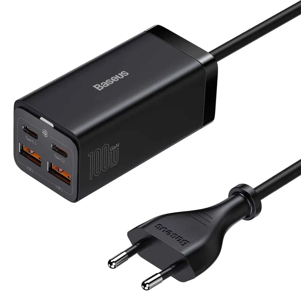 شارژر رومیزی 100 وات باسئوس Baseus GaN3 Pro 100W Fast Charger CCGP000101