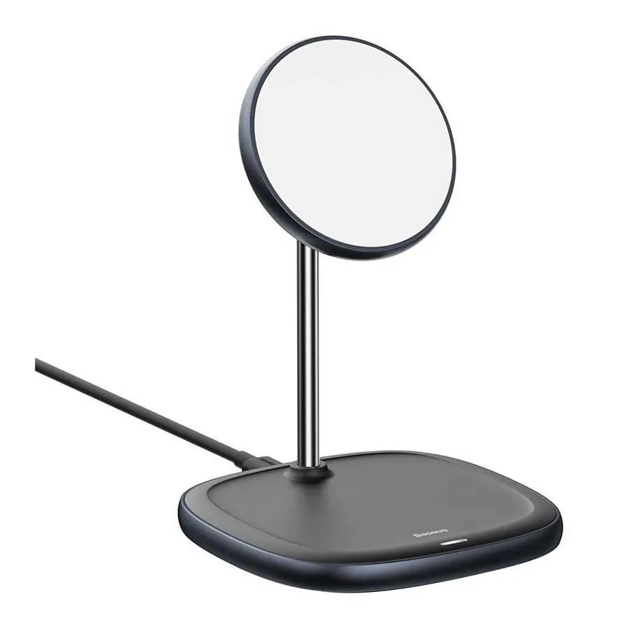 پایه نگهدارنده مگنتی و شارژر بی‌سیم بیسوس مدل Baseus WXSW-01 15W