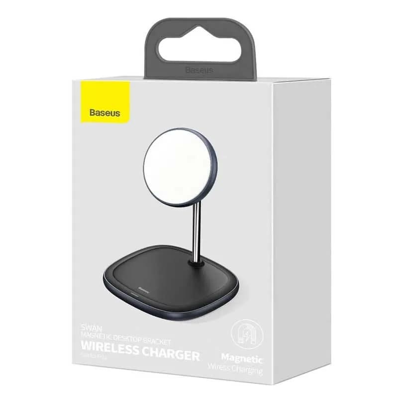 پایه نگهدارنده مگنتی و شارژر بی‌سیم بیسوس مدل Baseus WXSW-01 15W — تصویر ۶