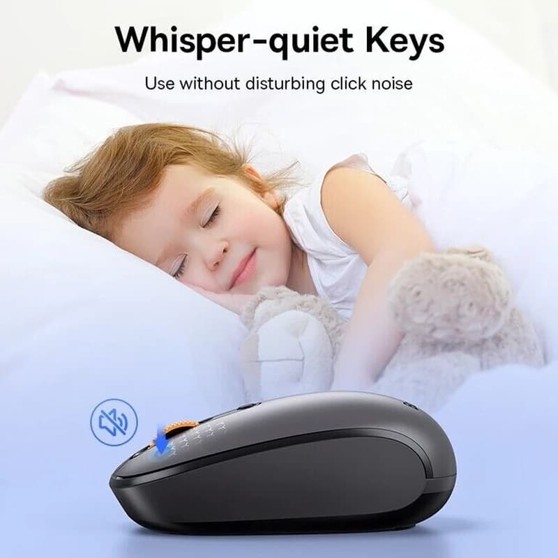 موس بی سیم بیسوس BASEUS F01B TRI-MODE Wireless Mouse B01055503833 — تصویر ۲