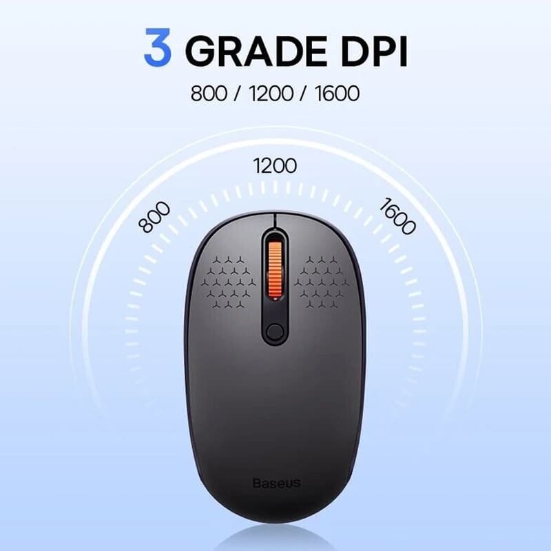 موس بی سیم بیسوس BASEUS F01B TRI-MODE Wireless Mouse B01055503833 — تصویر ۳