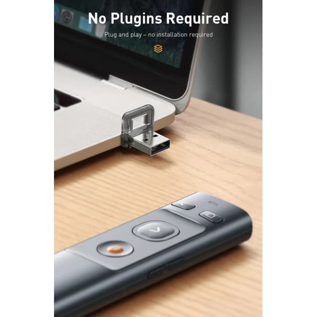 پرزنتر بی سیم باسئوس مدل Baseus Wireless Presenter AACFYB-0G — تصویر ۷