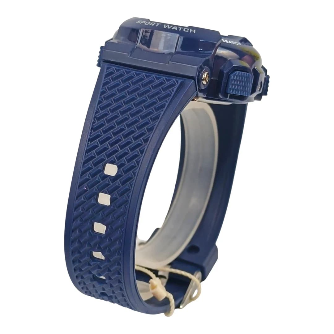 ساعت مچی اسپرت آیک | AIKE طرح G-SHOCK دیجیتالی مدل AK-998 رنگ سرمهای به همراه جعبه و پاکت اورجینال — تصویر ۴