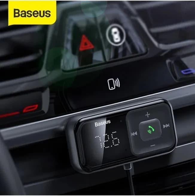 شارژر فندکی باسئوس Baseus Wireless MP3 Car Charger T Typed S-16 CCMT000201 — تصویر ۲