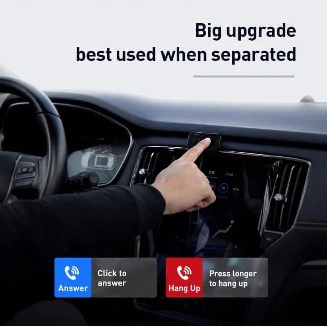 شارژر فندکی باسئوس Baseus Wireless MP3 Car Charger T Typed S-16 CCMT000201 — تصویر ۵