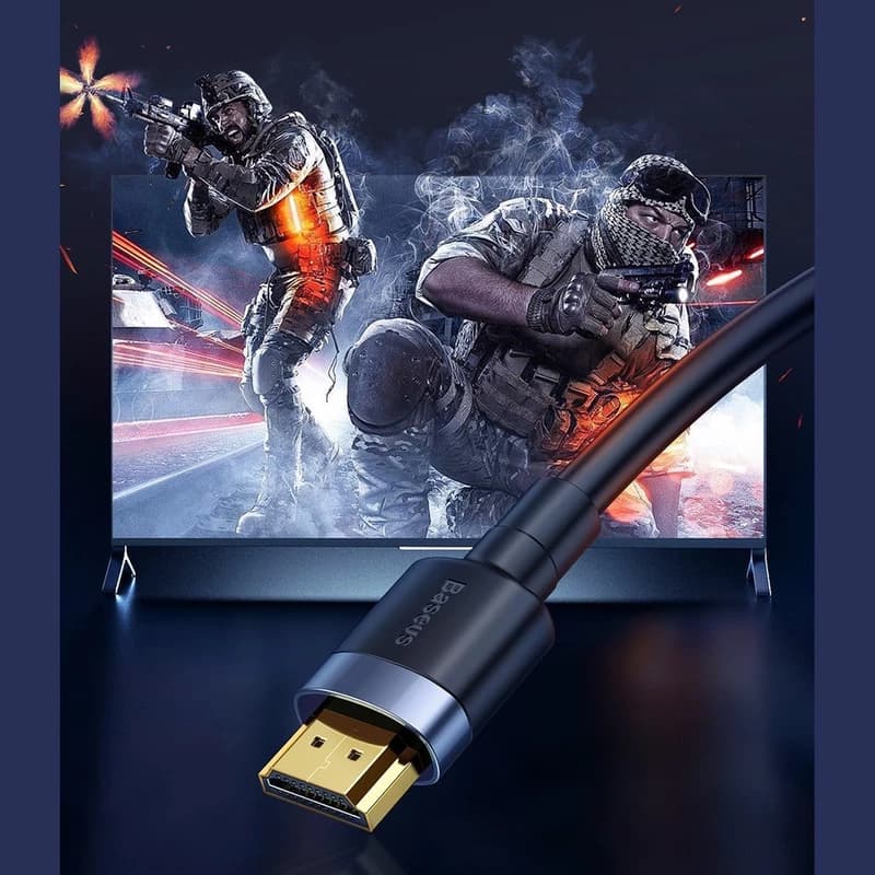 کابل 5 متری HDMI بیسوس مدل Baseus Cafule 4K CADKLF-H01 — تصویر ۵