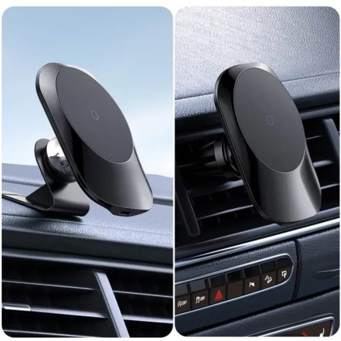 پایه نگهدارنده موبایل مگنتی و شارژر وایرلس خودرو مک‌دودو MCDODO CH-707 15W Magnetic Wireless Charger Car Mount — تصویر ۴
