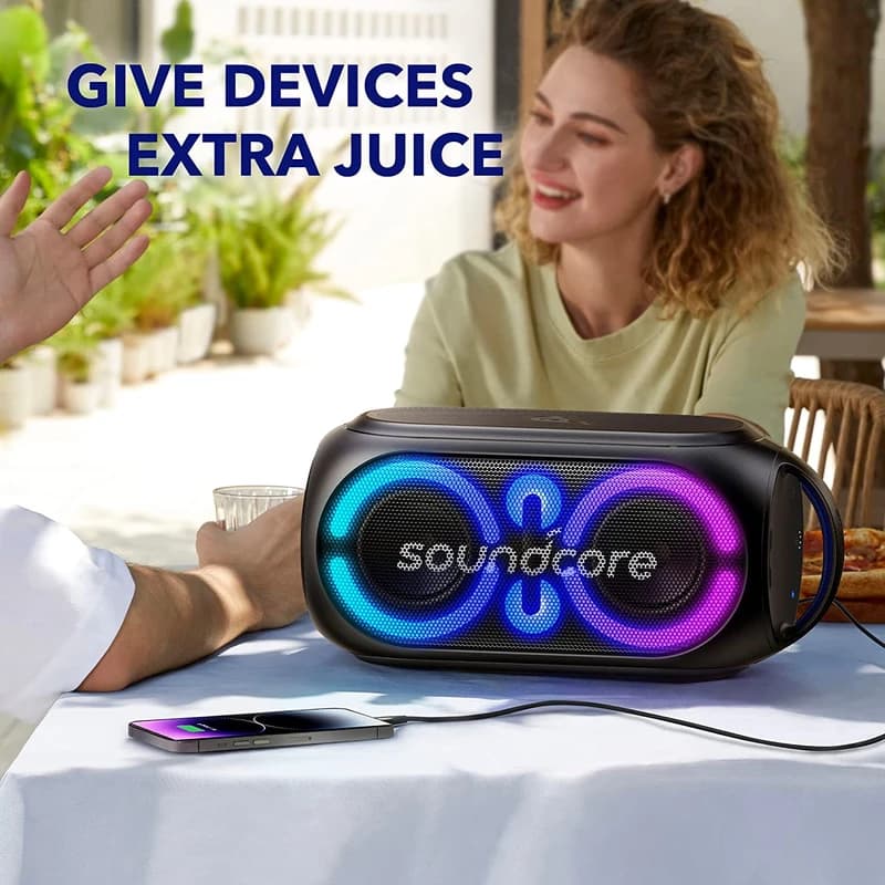 اسپیکر بلوتوثی انکر مدل anker Soundcore RAVE PARTY 2 A3399H11 — تصویر ۳