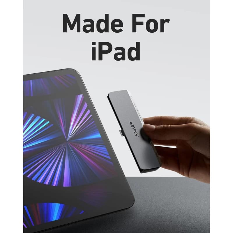 هاب 6 پورت انکر مدل Anker 541 USB-C Hub A8363HA1 — تصویر ۲