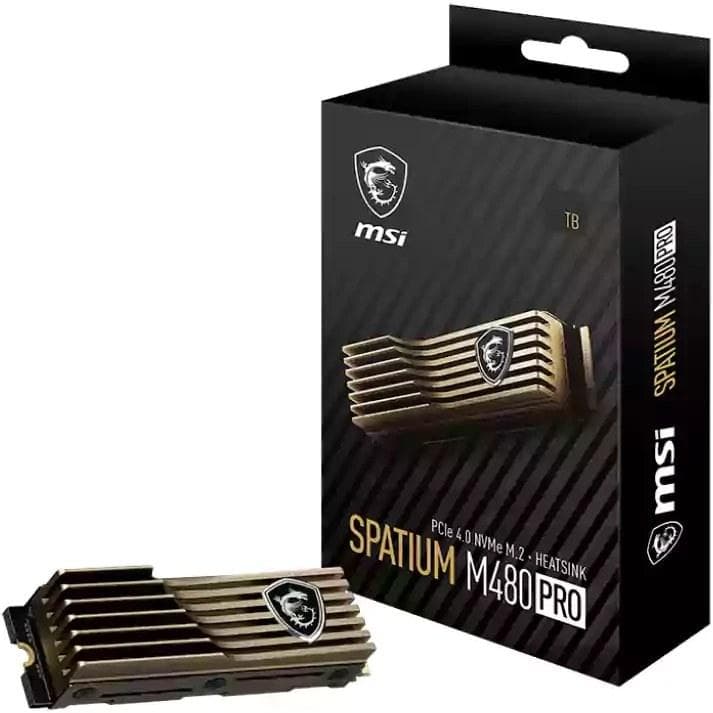 حافظه اس اس دی اینترنال ام اس آی مدل SPATIUM M480 PRO HS M.2 2280 NVMe ظرفیت 1 ترابایت — تصویر ۴