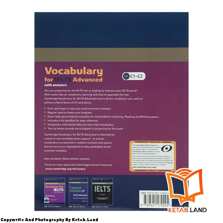 کتاب Cambridge Vocabulary For IELTS Advanced — تصویر ۴