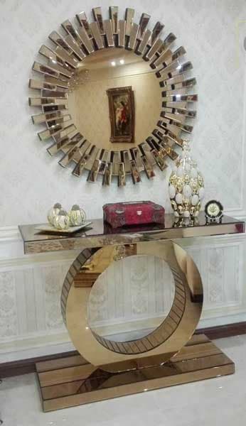 میز کنسول آینه ای گرد کد 78 — تصویر ۵