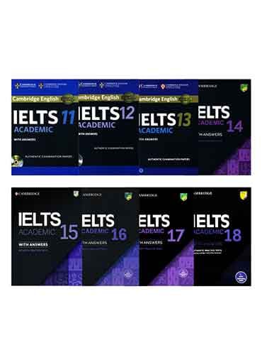 مجموعه کتاب های Ielts Cambridge 11 to 18 Academic