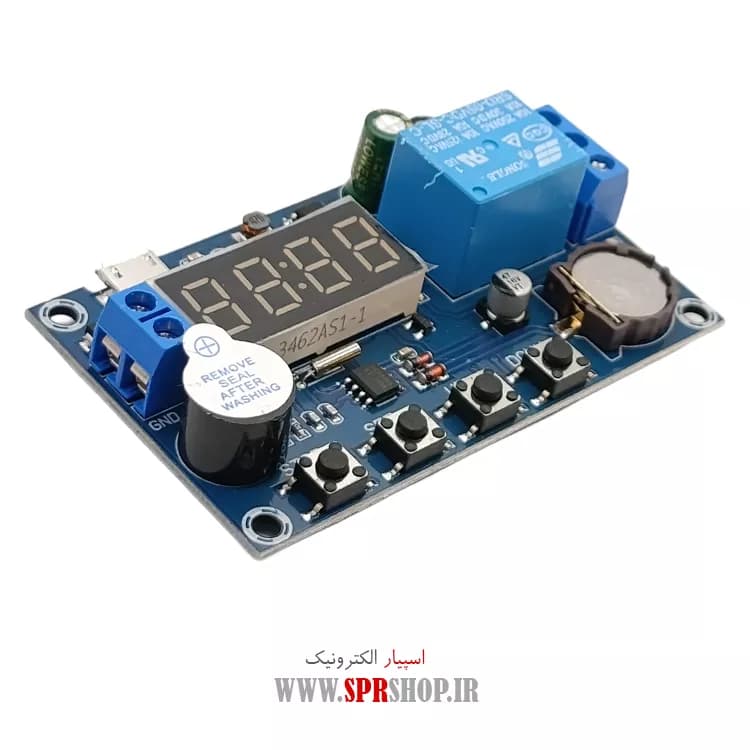 MODULE TIMER & SAAT 5 FUNCTION WHITH REL