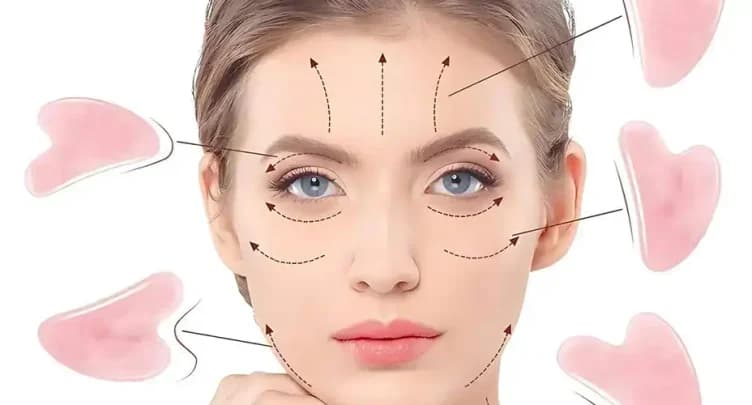 سنگ گواشا یشم اصل | ابزار ماساژ صورت و فرم‌دهی پوست — تصویر ۳