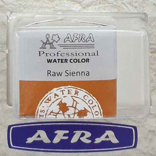 قرص آبرنگ تکی افرا کد raw sienna 675 — تصویر ۲