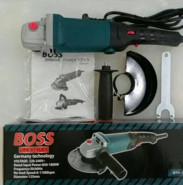 مینی فرز دیمردار دسته بلند 1800 وات باس S1M-TD-125B2