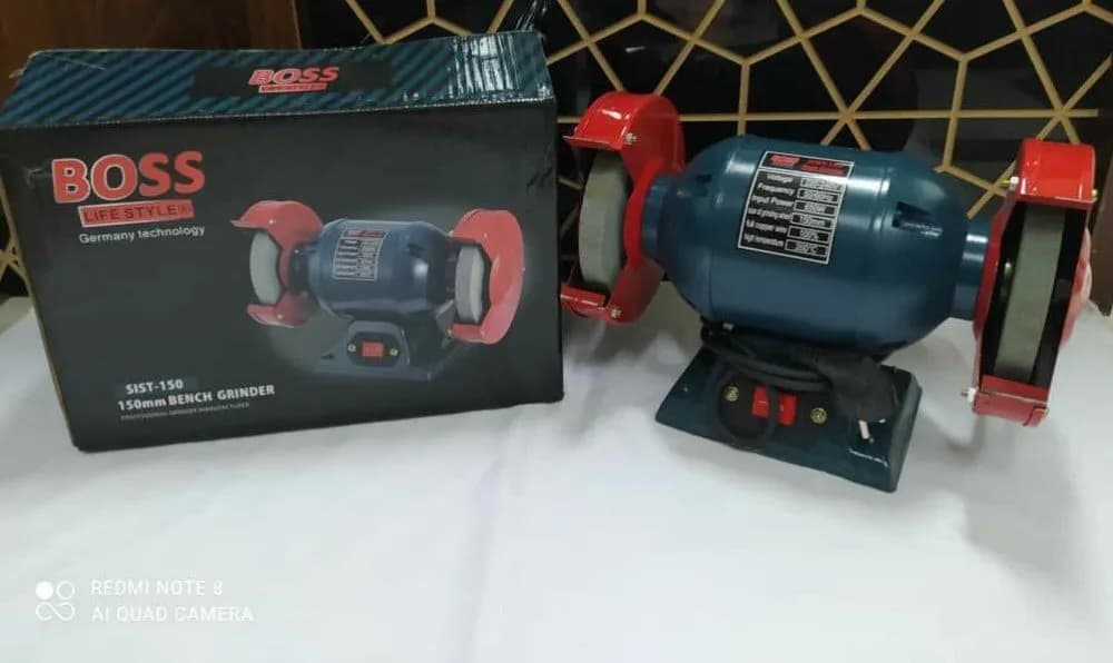 سنگ رومیزی 150 موتور صنعتی باس SIST-150