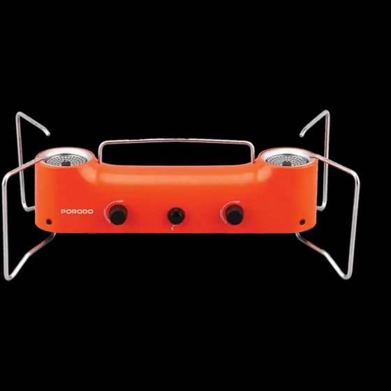 اجاق گاز دو شعله کمپینگ پرودو مدل PDLFSTJY02OR ا Porodo Two-Burner Camping Stove Model PDLFSTJY02OR