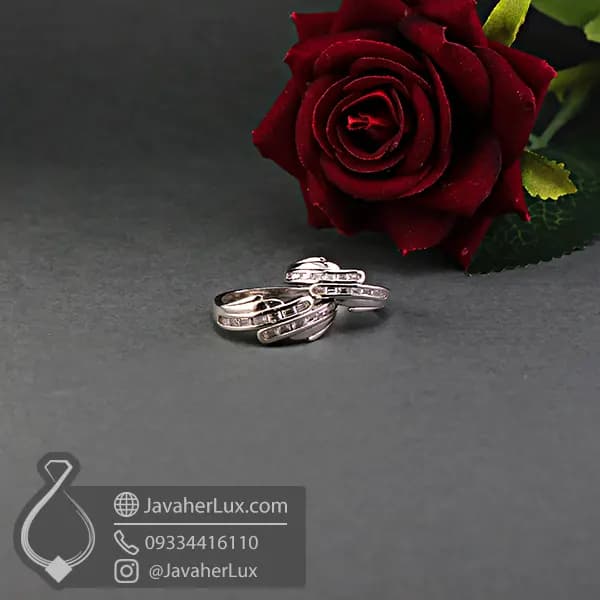 حلقه ست نامزدی مدل اورداد _ کد : 100401 — تصویر ۵