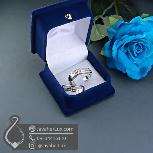 حلقه ست نامزدی مدل اکلیا _ کد : 100397 — تصویر ۷