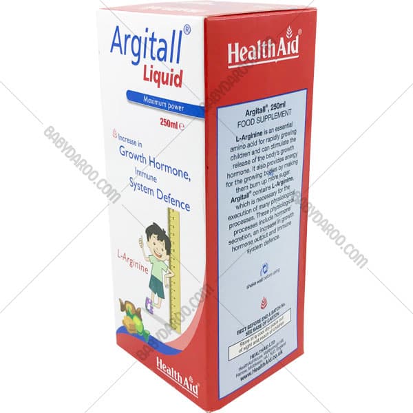 شربت آرژیتال هلث اید شربت افزایش قد Argital Liquid — تصویر ۲