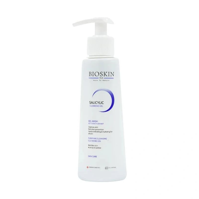 ژل شستشو صورت بایو اسکین مدل سالیسیلیک اسید حجم 200mL