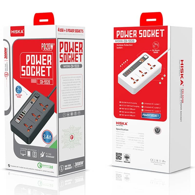 چندراهی برق تایمردار هیسکا HISKA CH-5520 — تصویر ۳